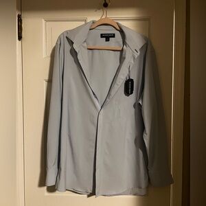 Mizzen+Main Leeward Performance Dress Shirt – Baby Blue (L, NWT)